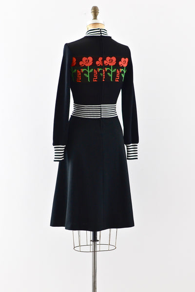 1970s Fleur Dress - Pickled Vintage