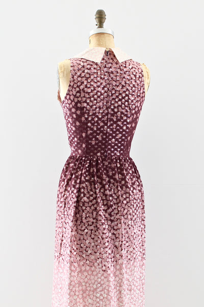 1970s Ombré Metallic Dress - Pickled Vintage