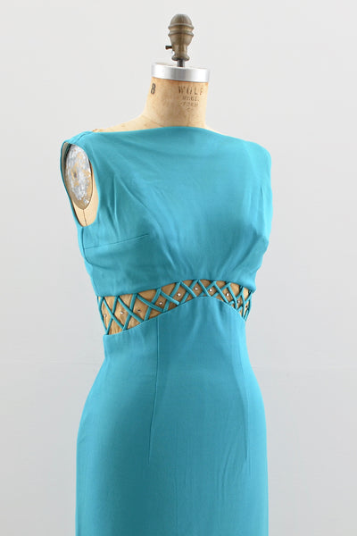 Lilli Diamond Cage Dress - Pickled Vintage