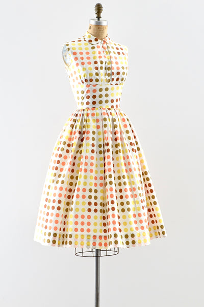 1950s Polka Dot Dress - Pickled Vintage