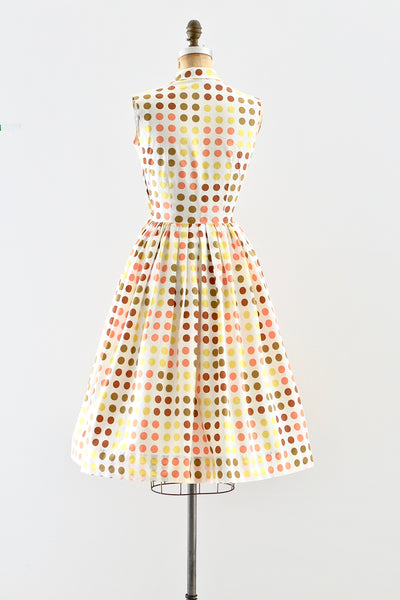 1950s Polka Dot Dress - Pickled Vintage