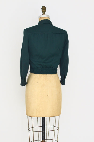 1940s Hunter Cropped Jacket - Pickled Vintage