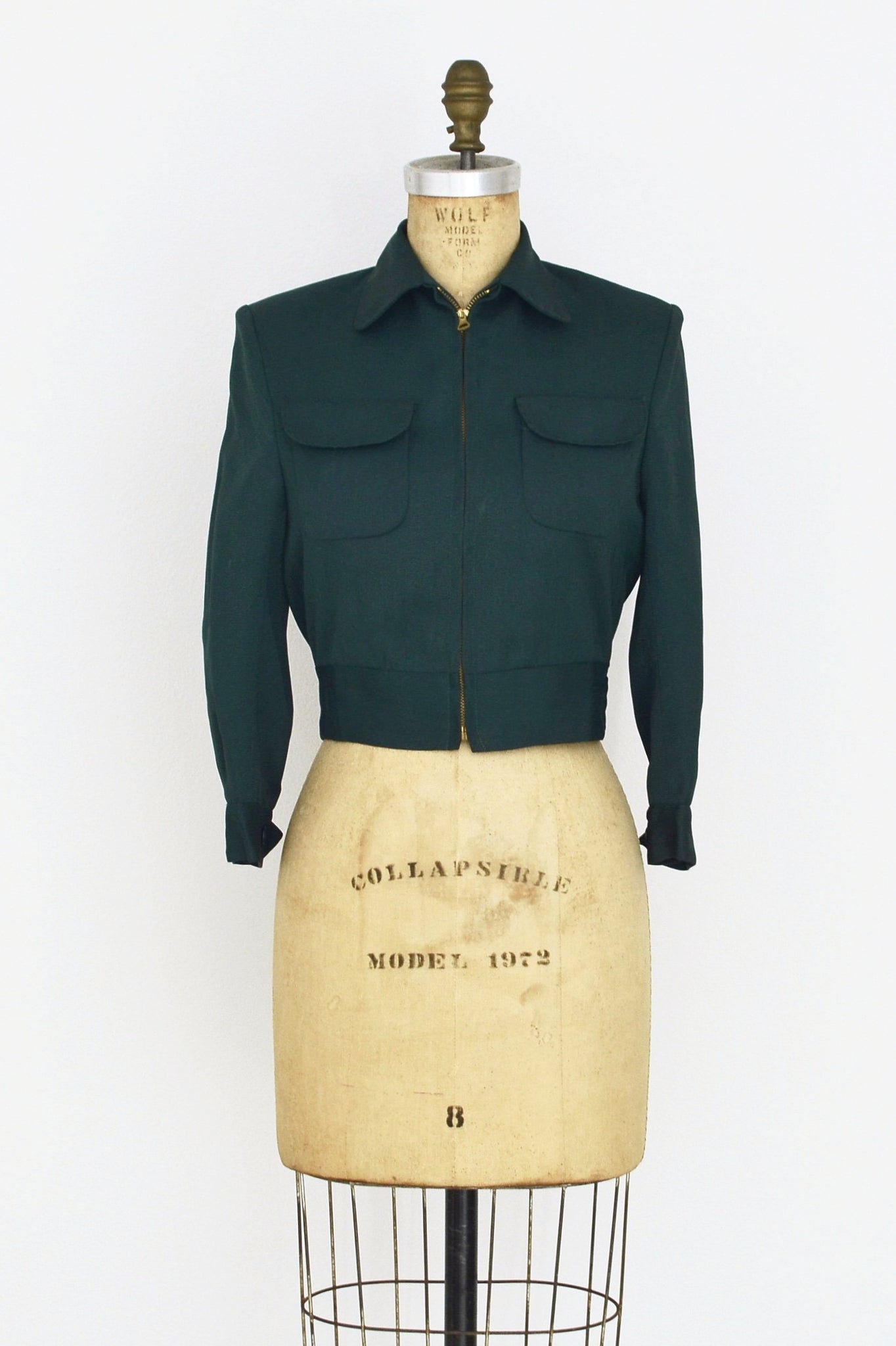 1940s Hunter Cropped Jacket - Pickled Vintage