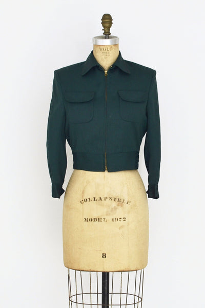 1940s Hunter Cropped Jacket - Pickled Vintage