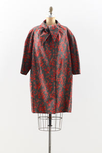 1958 YSL For Christian Dior Trapeze Coat / Numbered Christian Dior - Pickled Vintage