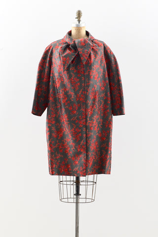 1958 YSL For Christian Dior Trapeze Coat / Numbered Christian Dior - Pickled Vintage