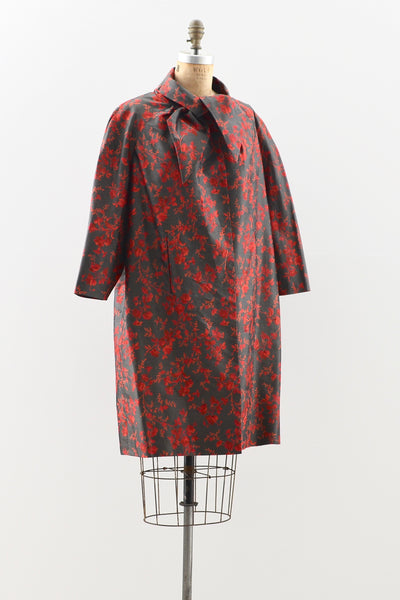 1958 YSL For Christian Dior Trapeze Coat / Numbered Christian Dior - Pickled Vintage