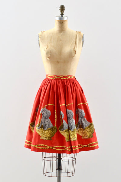 1950s Novelty Skirt - Pickled Vintage
