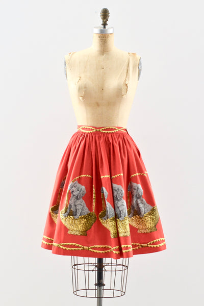 1950s Novelty Skirt - Pickled Vintage