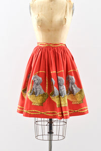 1950s Novelty Skirt - Pickled Vintage