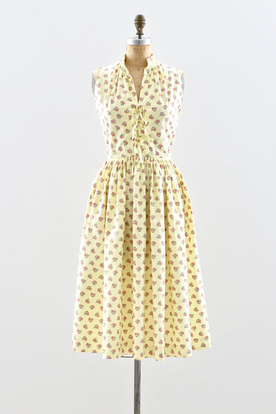 1950s Smocked Dress - Pickled Vintage