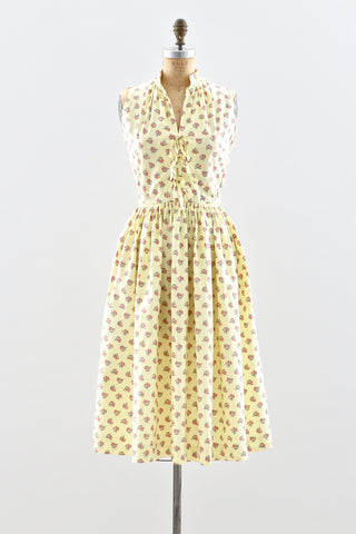 1950s Smocked Dress - Pickled Vintage