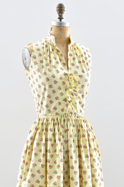 1950s Smocked Dress - Pickled Vintage