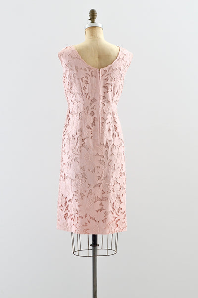 1960s Pink Cutout Dress - Pickled Vintage