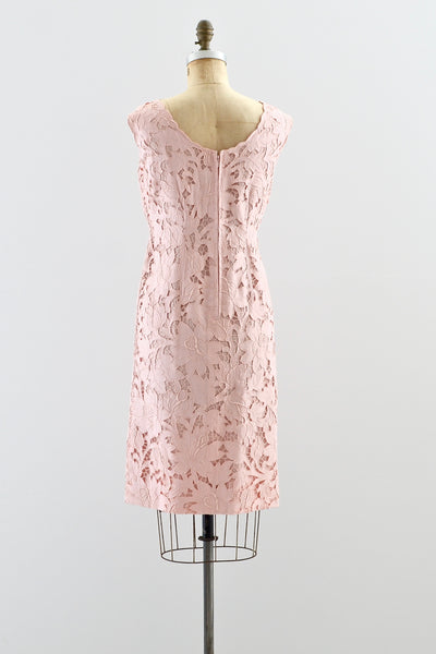 1960s Pink Cutout Dress - Pickled Vintage