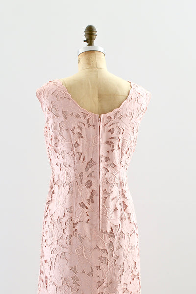 1960s Pink Cutout Dress - Pickled Vintage
