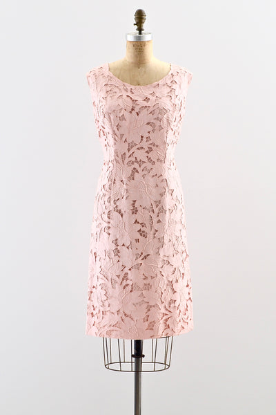 1960s Pink Cutout Dress - Pickled Vintage
