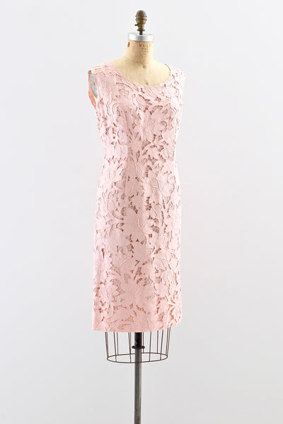 1960s Pink Cutout Dress - Pickled Vintage