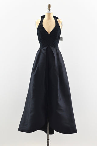 1960s Halter Neck Party Dress - Pickled Vintage