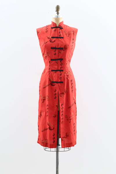 1950s Hawaiian Tea Timer Tunic - Pickled Vintage
