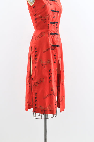 1950s Hawaiian Tea Timer Tunic - Pickled Vintage