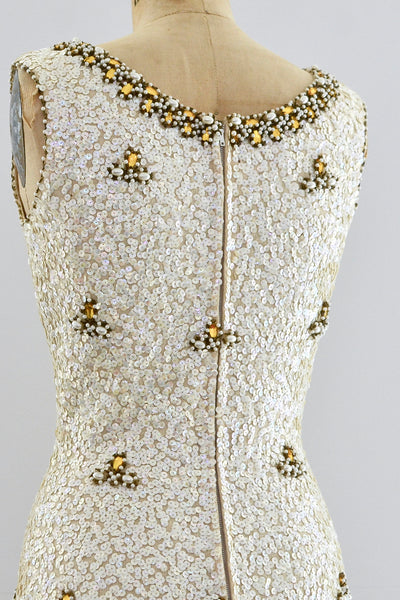 1950s Hourglass Pin Up Party Dress - Pickled Vintage