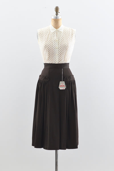 1950s Ganache Skirt - Pickled Vintage
