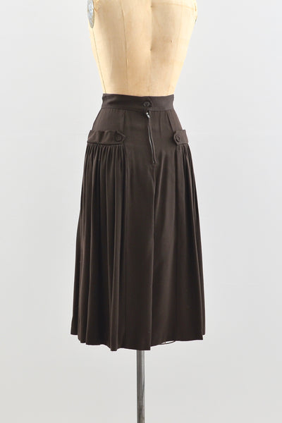 1950s Ganache Skirt - Pickled Vintage
