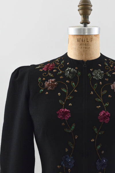 1940s Cropped Jacket - Pickled Vintage