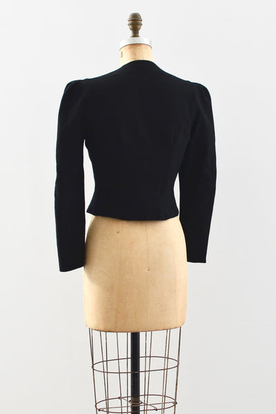1940s Cropped Jacket - Pickled Vintage
