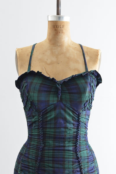 1950s Plaid Swimsuit - Pickled Vintage