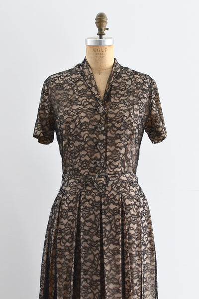 1940s Lace Dress - Pickled Vintage