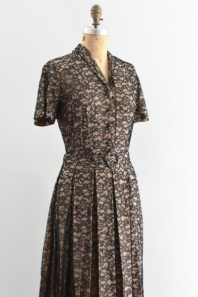 1940s Lace Dress - Pickled Vintage
