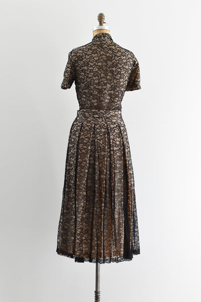 1940s Lace Dress - Pickled Vintage