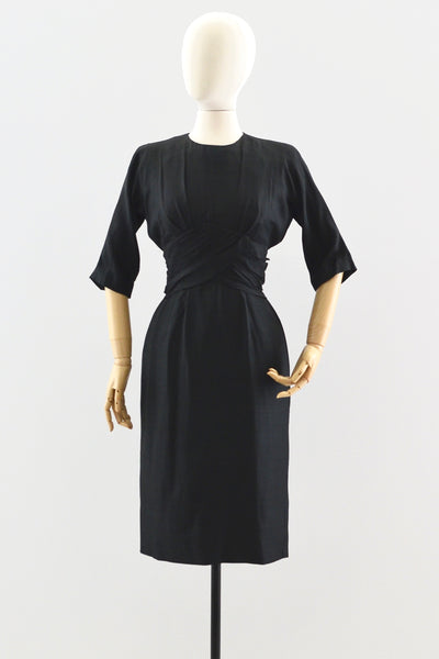 Gigi Young Raw Silk Dress - Pickled Vintage