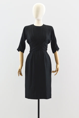 Gigi Young Raw Silk Dress - Pickled Vintage