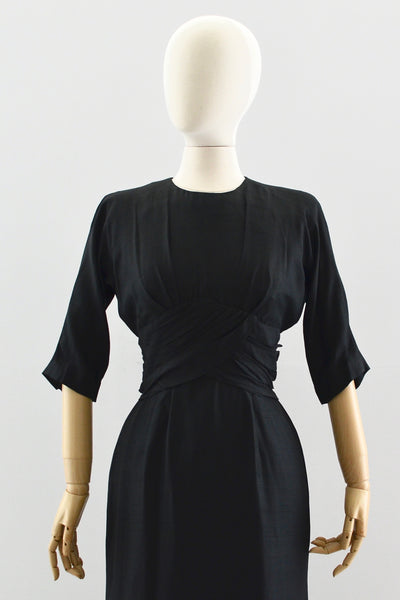 Gigi Young Raw Silk Dress - Pickled Vintage