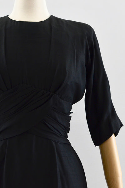Gigi Young Raw Silk Dress - Pickled Vintage