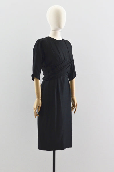 Gigi Young Raw Silk Dress - Pickled Vintage