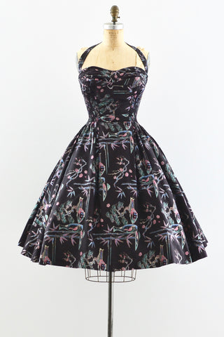 Alfred Shaheen Nikko Print Dress - Pickled Vintage