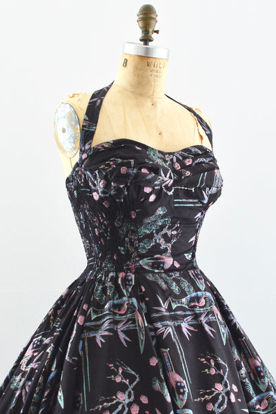 Alfred Shaheen Nikko Print Dress - Pickled Vintage