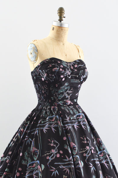 Alfred Shaheen Nikko Print Dress - Pickled Vintage