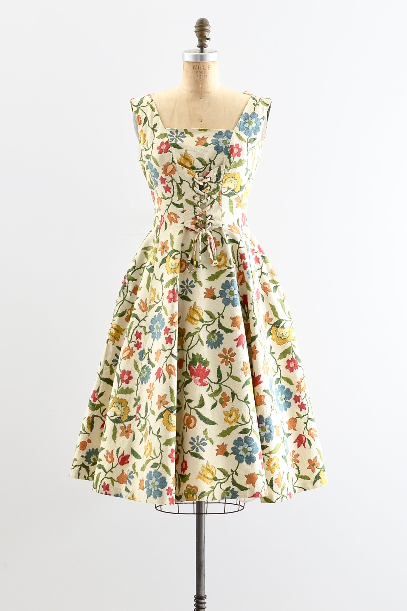 Vintage 1950's Fleur  Dress - Pickled Vintage