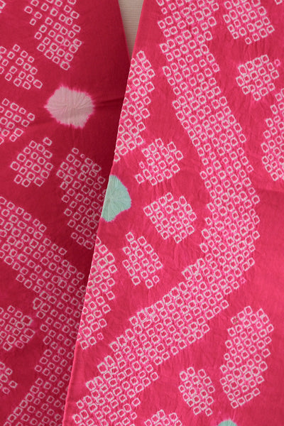 Vintage Pink Shibori Obi - Pickled Vintage