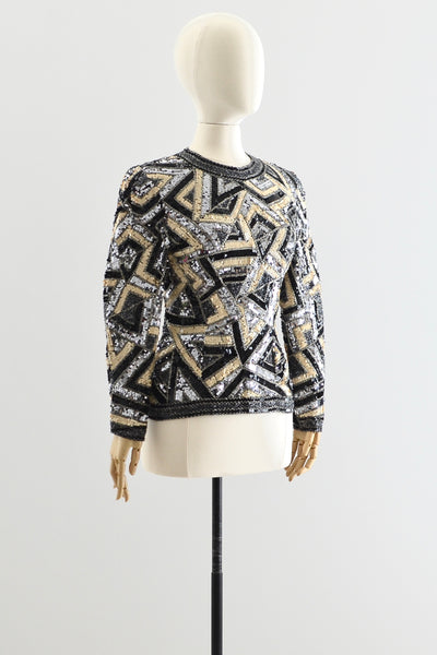 90s Glam Top - Pickled Vintage