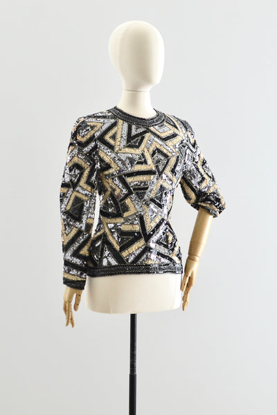 90s Glam Top - Pickled Vintage