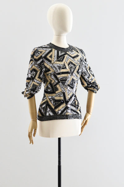 90s Glam Top - Pickled Vintage