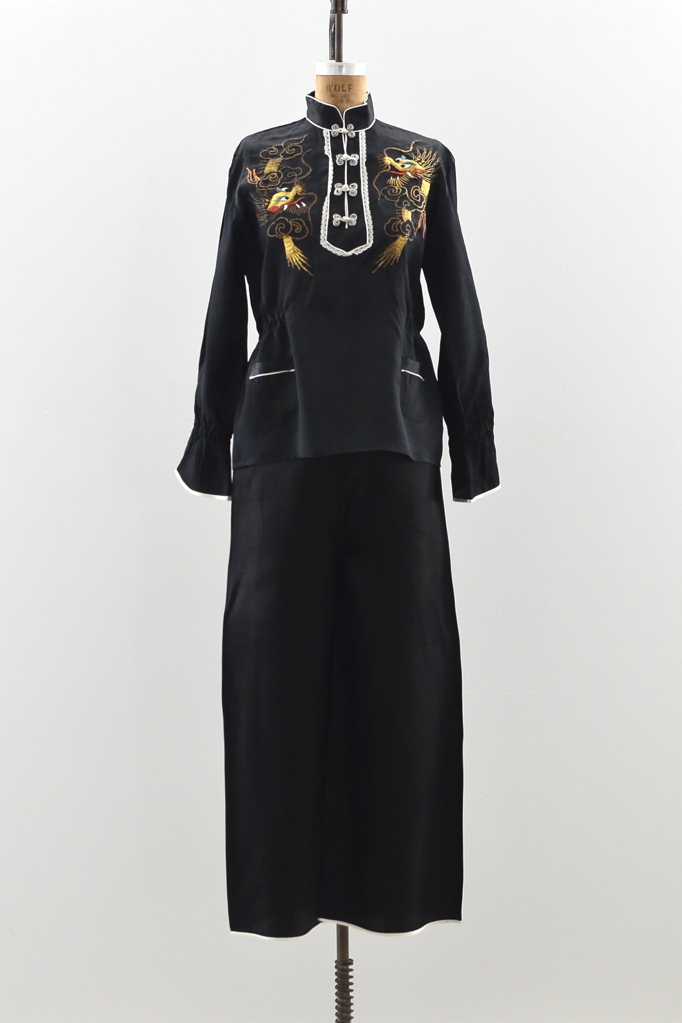 1940s Embroidered Pajamas - Pickled Vintage