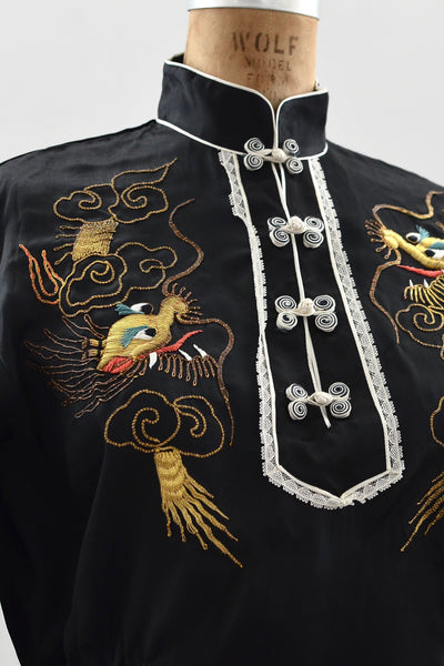 1940s Embroidered Pajamas - Pickled Vintage