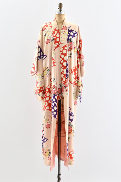 1940s Dream Play Kimono - Pickled Vintage
